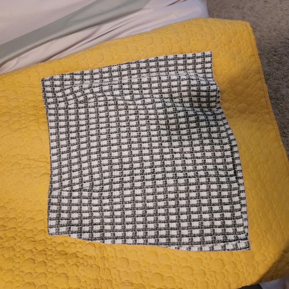 Gingham printed H&M skirt